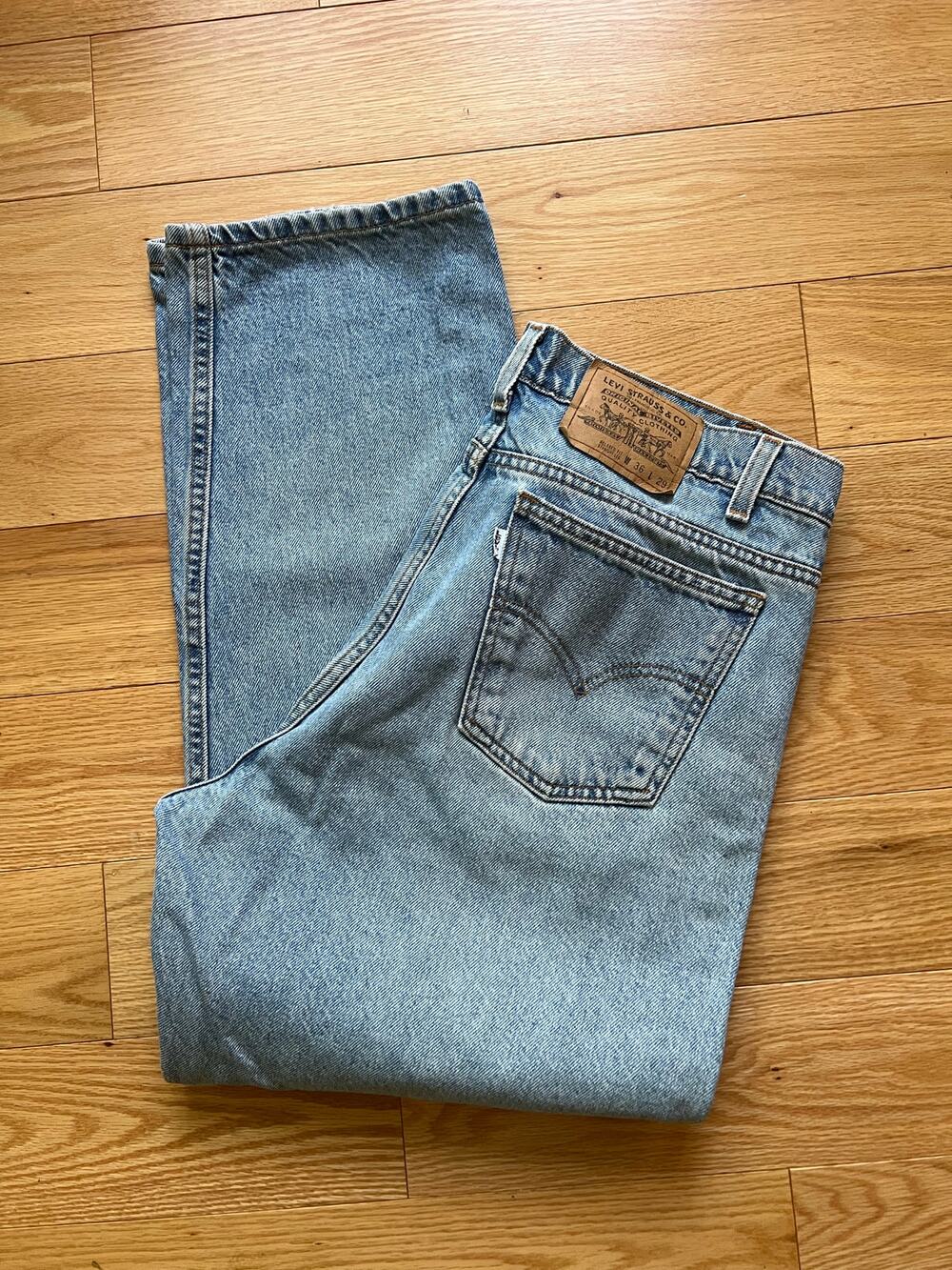 VTG Levi's 90s White Tab Made in Mexico Relaxed Fit Straight Leg Size 36 X 29 JJ